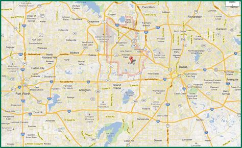 DFW City Limits Map