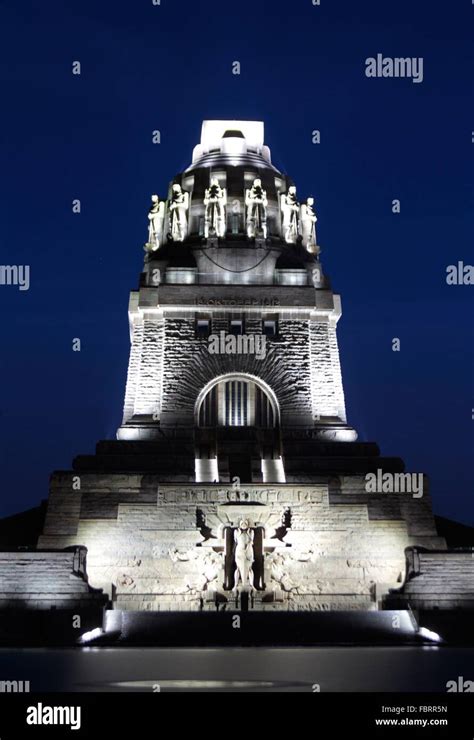 Leipzig - Monument to the Battle of the Nations Stock Photo - Alamy