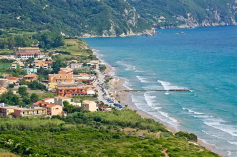 Lounge on Arillas Beach in Corfu