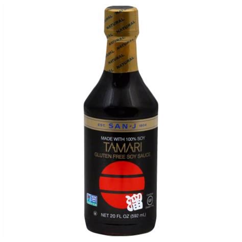 San-J Tamari Gluten Free Soy Sauce, 20 fl oz - Kroger