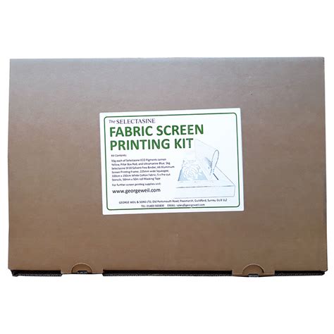 Selectasine Fabric Screen Printing Kit - Selectasine.com