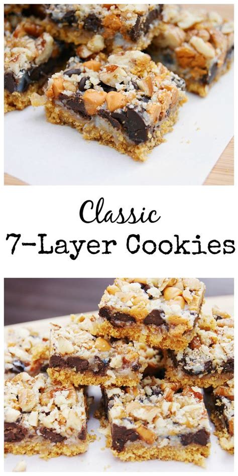 7 Layer Cookies | Desserts, 7 layer cookies, Baking sweets