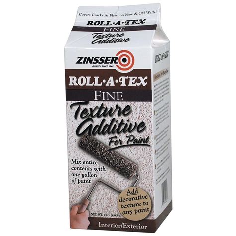 Zinsser 1 lb. Roll-A-Tex Fine Texture Paint Additive (Case of 6)-22232 - The Home Depot