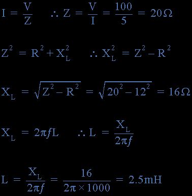 Impedance and Complex Impedance