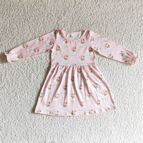 girls pink Santa Claus gown – aierwhoesalekidsclothes