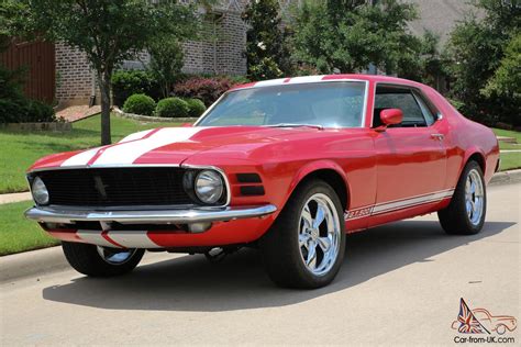 BEAUTIFUL 1970 FORD MUSTANG GT500 SHELBY TRIBUTE RED