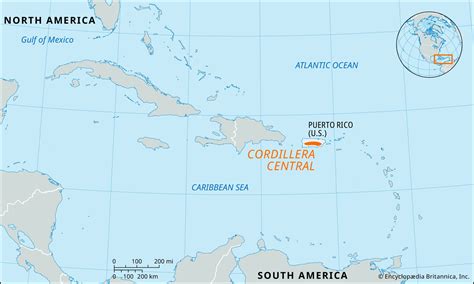 Cordillera Central | Puerto Rico, Map, & Facts | Britannica