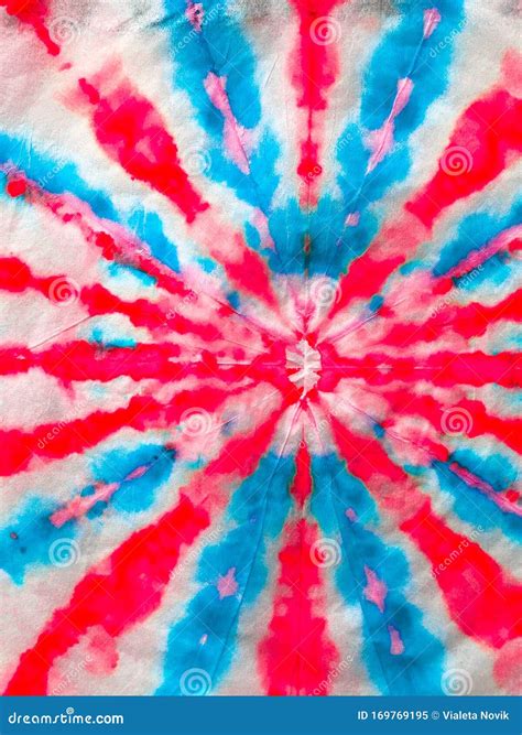 Tie Dye Spiral Background. stock image. Image of paint - 169769195