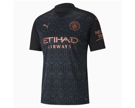 Puma Manchester City Away Soccer Jersey 2020/2021- Black