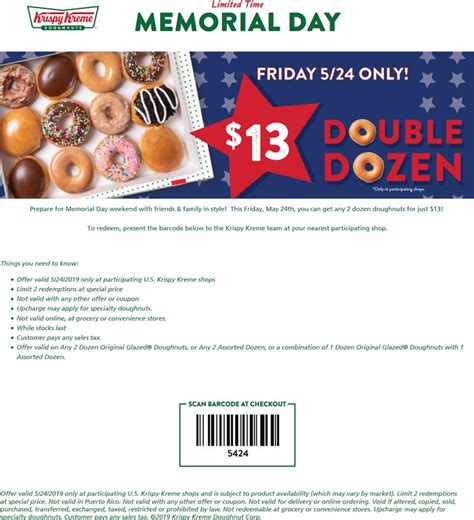 Krispy Kreme June 2020 Coupons and Promo Codes 🛒