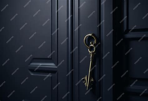 Premium AI Image | House key in the door