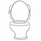 Coloring Pages Toilet sketch template