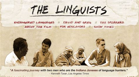 The Linguists is now streaming | Living Tongues Institute for Endangered Languages