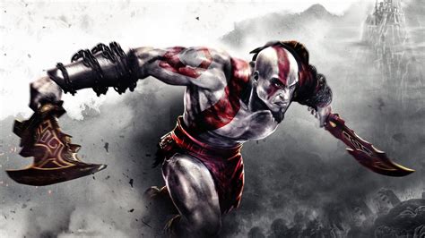 Kratos fighting in God of War 3 HD desktop wallpaper : Widescreen ...