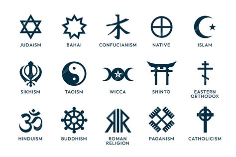 Free Vector | Flat design religious symbol collection