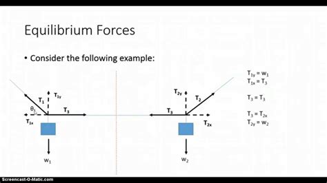 Equilibrium Forces - YouTube