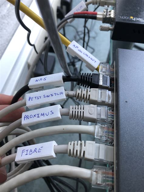 Ethernet cable label by flol3622 | Download free STL model | Printables.com