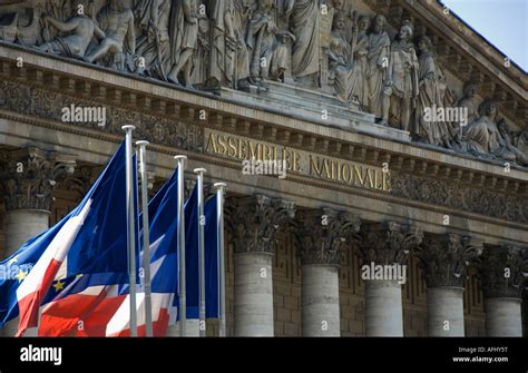 national assembly building paris france Stock Photo - Alamy