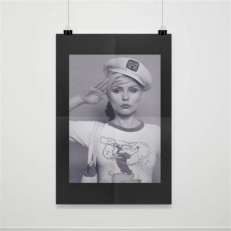 Debbie Harry Blondie Singer Rock Pop Disco Music Wallpaper Poster | Disco music, Blondie debbie ...