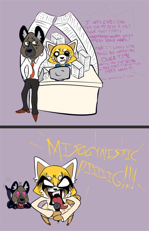 Aggretsuko by Shattywack on DeviantArt