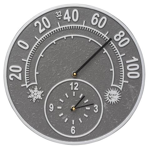 Outdoor Wall Clock And Thermometer - Ideas on Foter