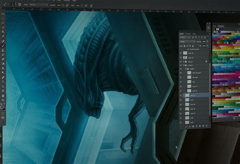 Aliens - Digital Painting on Behance