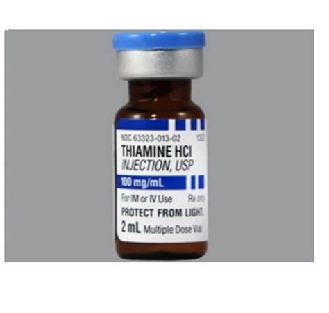 Thiamine Hydrochloride Injection at best price in Thane by Brunhild ...