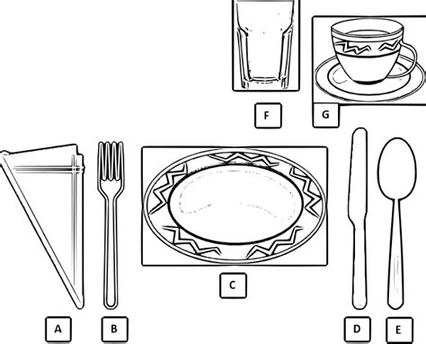 Table Setting Clip Art at Clker.com - vector clip art online, royalty free & public domain