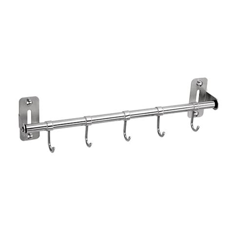 304 Stainless Steel Wall-mounted Kitchen Rack Hanging Rod | Alexnld.com