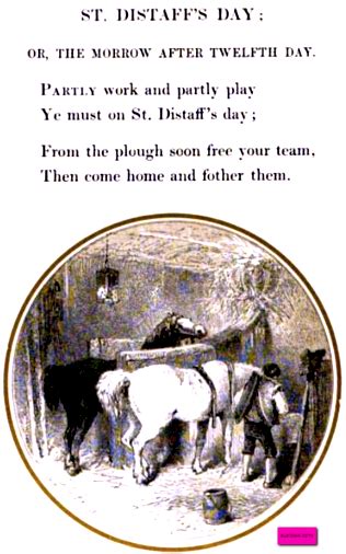 St. Distaff's Day, on the Morrow After Twelfth Day. From: 1851 ...