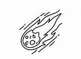 Asteroid Coloring Pages sketch template