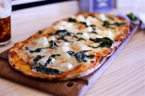 Feta and Spinach Pizza