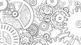 Gears Coloring Page Pages  Vrogueco sketch template