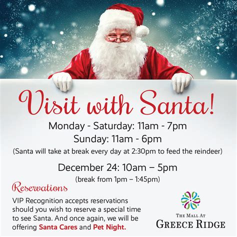 Visit Santa! | The Mall at Greece Ridge