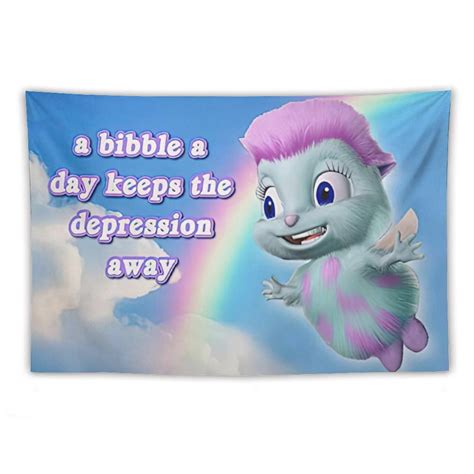 Bibble Meme Tapestry Bibble Happiness Funny Tapestries Novelty - Etsy