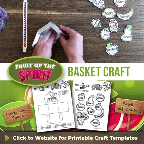 Fruit of the Spirit "Basket Craft" [PRINTABLE TEMPLATES] | Fun Bible Craft: Make Fruit of the ...