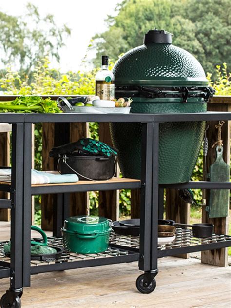 Big Green Egg Large met grote mogelijkheden. Bbq Kitchen, Outdoor ...