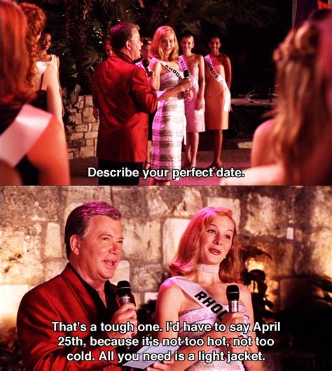 Describe your perfect date ~ Miss Congeniality (2000) ~ Movie Quotes # ...