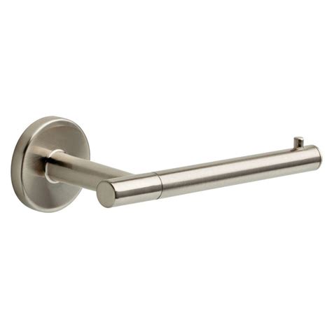 Delta Lyndall Single Post Toilet Paper Holder in Brushed Nickel-LDL50-SN - The Home Depot