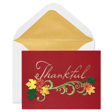 Thankful Thanksgiving Greeting Card - Papyrus