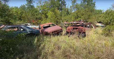 Abandoned Forest Junkyard Is Home to Hundreds of Classic Cars, Rare ...