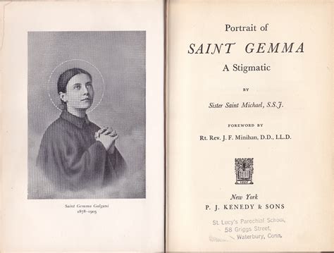 St Gemma Galgani: A nun & her devotion to St Gemma -blindness & light