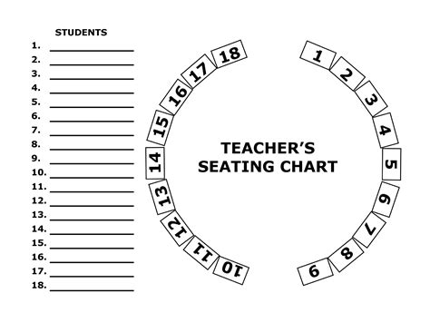 40+ Great Seating Chart Templates (Wedding, Classroom + more)