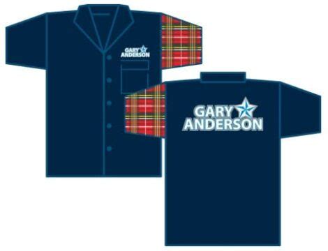 Gary Anderson Replica Darts Shirt - The Darts Store