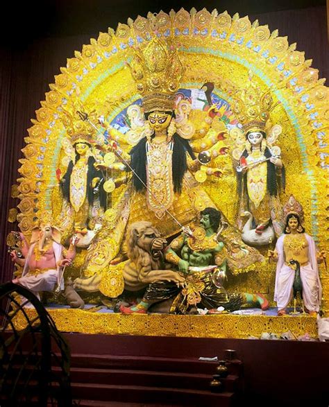 #PujaPics: Have you seen a Durga idol so beautiful? - Rediff.com Get Ahead