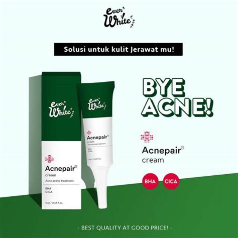 Everwhite AcnePair Acne Cream Obat Totol Jerawat Beruntusan Bisul aman ...