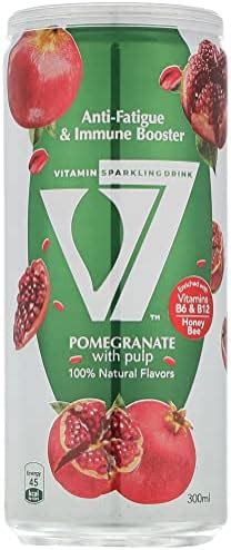 V7 vitamin sparkling drink 100% natural flavors - pomegranate 300ml price in Egypt | Amazon ...