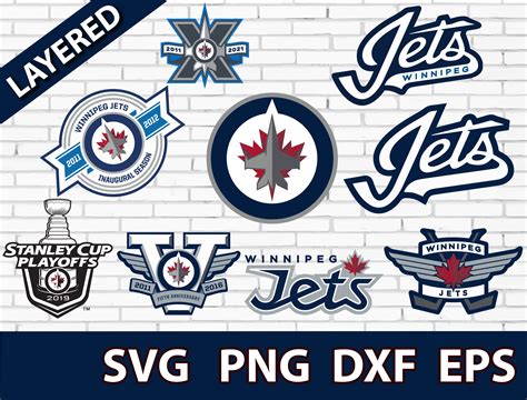 Winnipeg Jets Logo Bundle SVG Sport Team Logo Hockey Team | Etsy