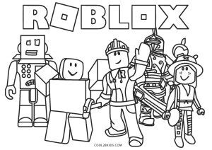 Free Printable Roblox Coloring Pages For Kids