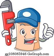 3 Mechanic Medical Gauze Mascot Cartoon Clip Art | Royalty Free - GoGraph